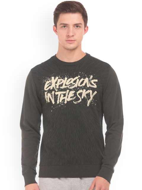 

Flying Machine Men Brown Sweatshirt