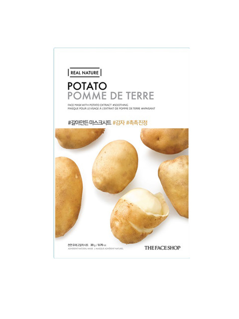 

The Face Shop Real Nature Hydrating Potato Face Mask, White