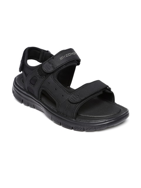 

Skechers Men Black Flex Advantage 1.0-Upwell Sports Sandals