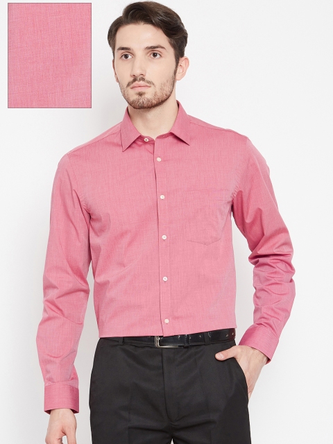 

Blackberrys Men Pink Regular Fit Solid Casual Shirt