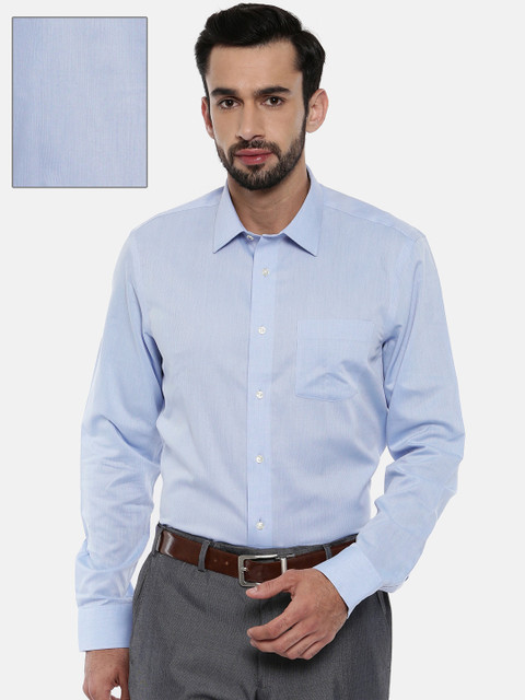 

Blackberrys Men Blue Slim Fit Solid Formal Shirt