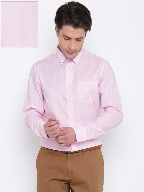 

Blackberrys Men Pink Slim Fit Solid Formal Shirt