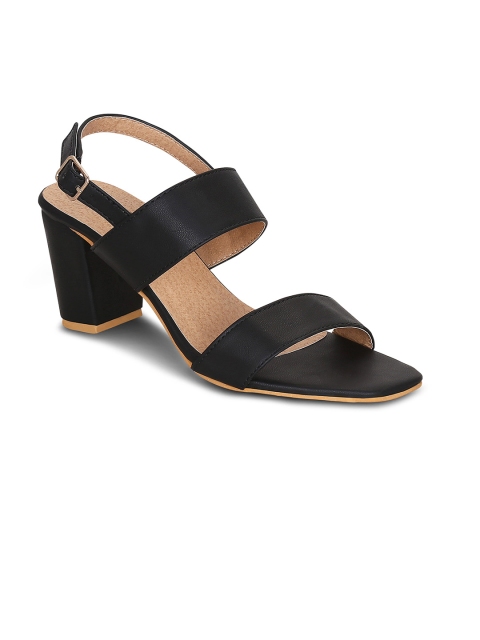 

Get Glamr Women Black Solid Sandals