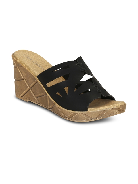 

Get Glamr Women Black Solid Wedges
