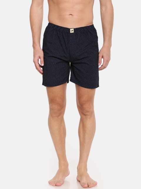 

Urban Dog Men Navy Blue Printed Boxers UDBX97