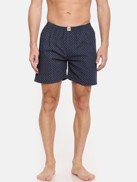 

Urban Dog Men Navy Blue Printed Boxers UDBX93