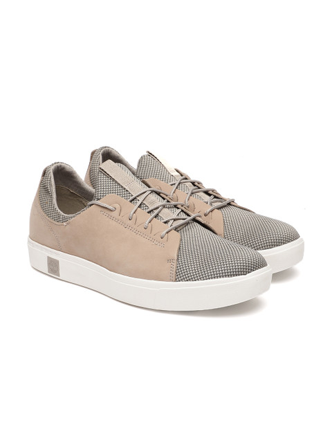 

Timberland Men Black & Beige AMHERST Leather Sneakers
