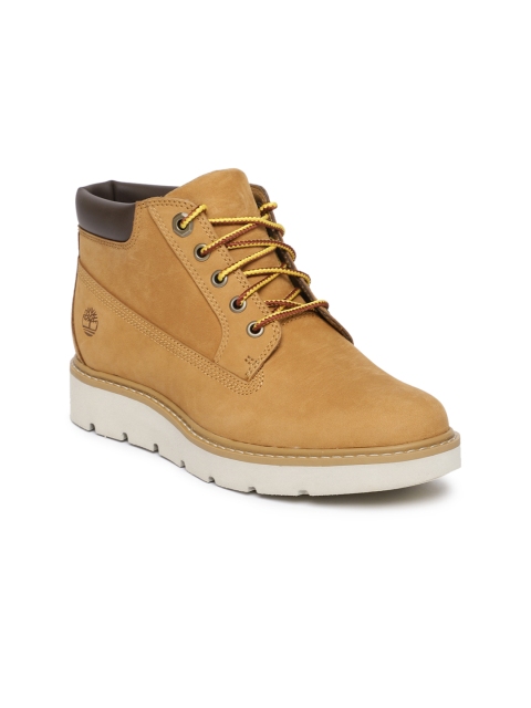 

Timberland Women Brown Leather Kenniston Nellie Sneaker Boots