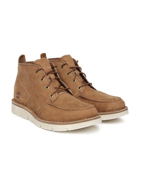 

Timberland Men Brown Westmore Leather Chukka Boots