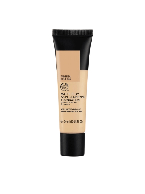 

THE BODY SHOP Matte Clay Skin Clarifying Foundation-026 Tamerza Dune 30 ml, Beige