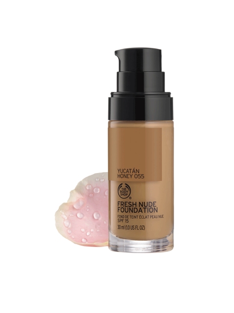 

The Body Shop Fresh Nude Foundation - Yucatan Honey 055 30 ml, Beige
