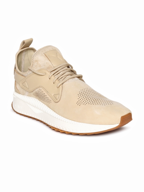 

Puma Men Beige TSUGI Cage Roasted Sneakers