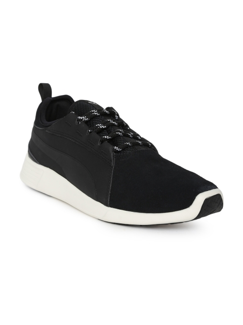 

Puma Men Black ST Trainer Evo SD v2 IDP Suede Sneakers