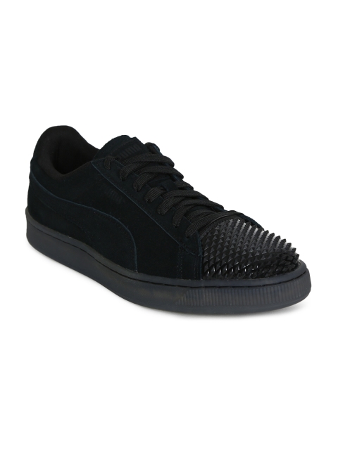 

Puma Women Black Suede Jelly Sneakers