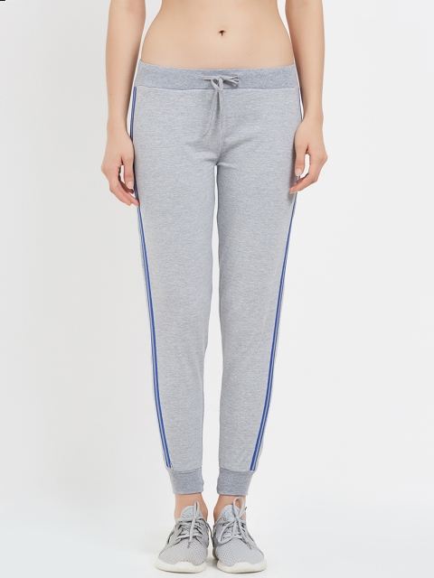 

Tuna London Grey Solid Straight Fit Joggers