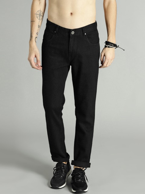 

Roadster Men Black Slim Fit Mid-Rise Clean Look Jeans