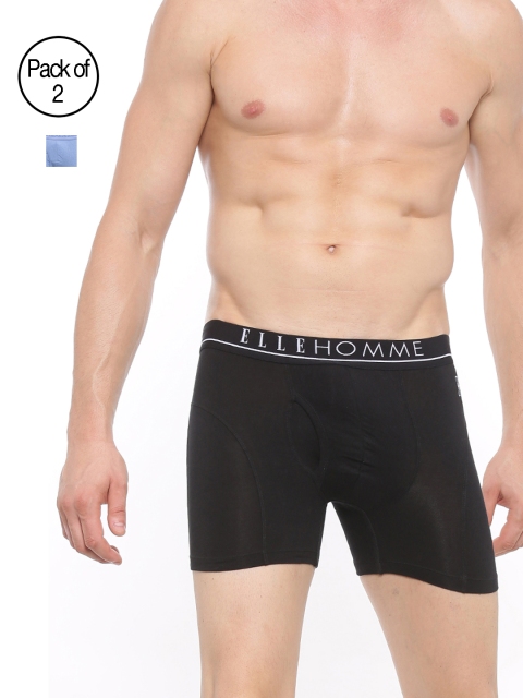 

Elle Homme Pack of 2 Assorted Briefs PBXR06, Blue