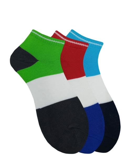 

Fontana Unisex Pack of 3 Assorted Ankle-Length Socks