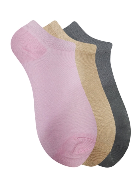 

Fontana Unisex Pack of 3 Assorted Ankle-Length Socks