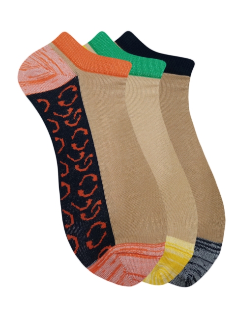 

Fontana Unisex Pack of 3 Assorted Ankle-Length Socks