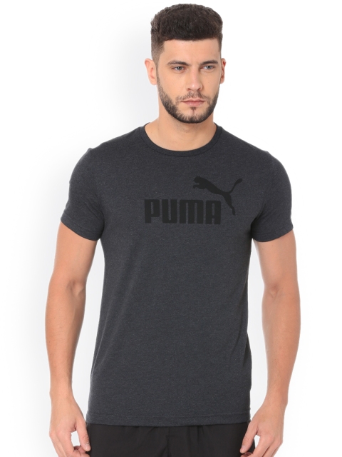 

Puma Men Grey Printed Round Neck T-shirt