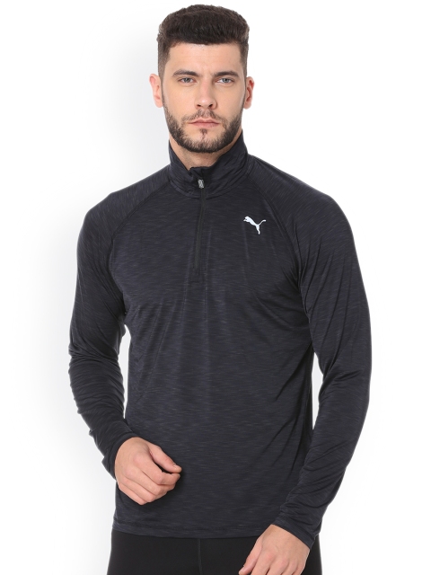 

Puma Men Black Solid Sweatshirt