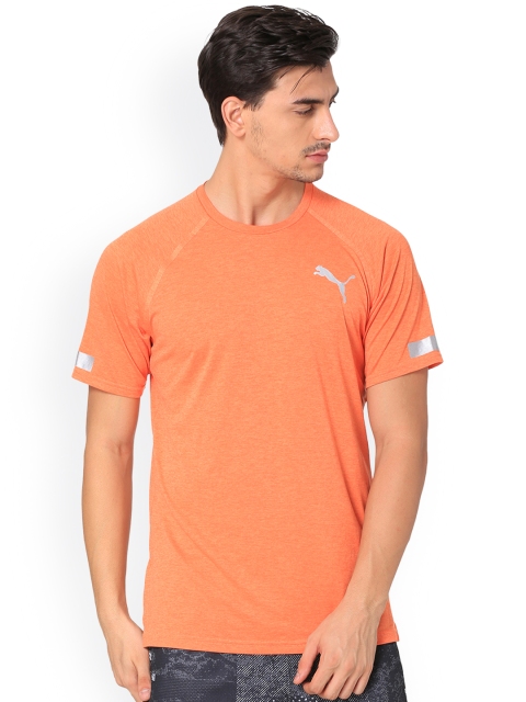 

Puma Men Orange Solid Round Neck T-shirt