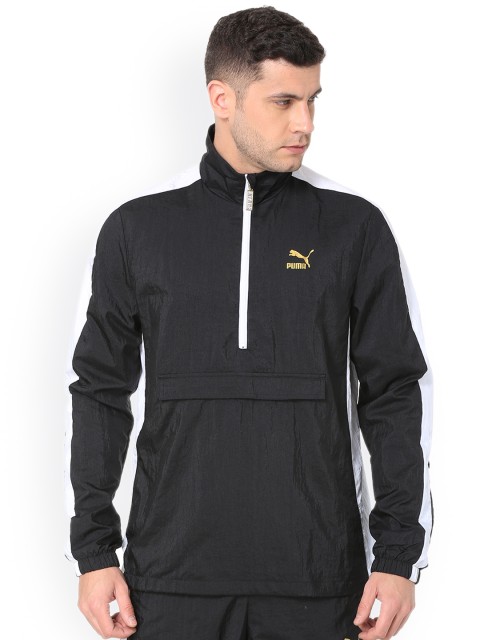 

Puma Men Black Solid Sporty T7 BBoy Track Jacket