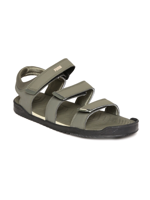 

Puma Olive Green Lime NU Sandals
