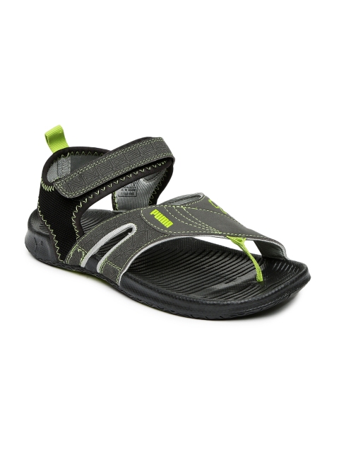 

Puma Men Black K9000 XC DP Jiff 5 Ind. Sports Sandals, Grey