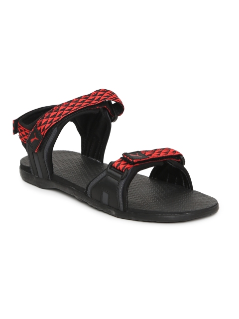 

Puma Unisex Black & Red Nova MU2 IDP Sports Sandals