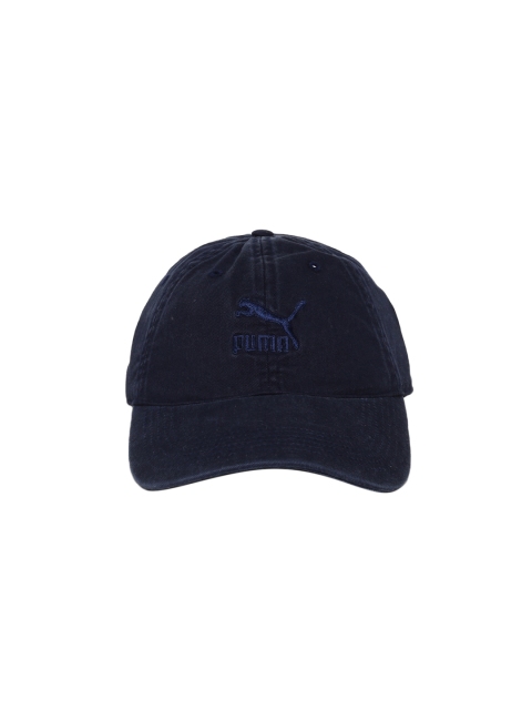 

Puma Unisex Navy Blue Solid Baseball Cap