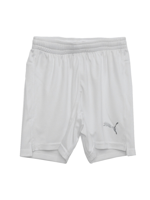 

Puma Boys White Solid Regular Fit Regular Shorts