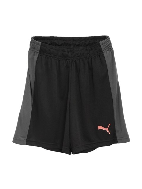 

Puma Boys Black Solid Regular Fit Regular Shorts