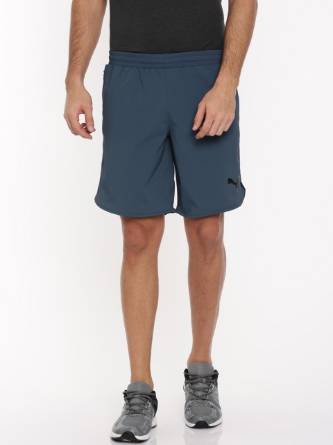 

Puma Men Blue Solid Regular Fit Sports Shorts