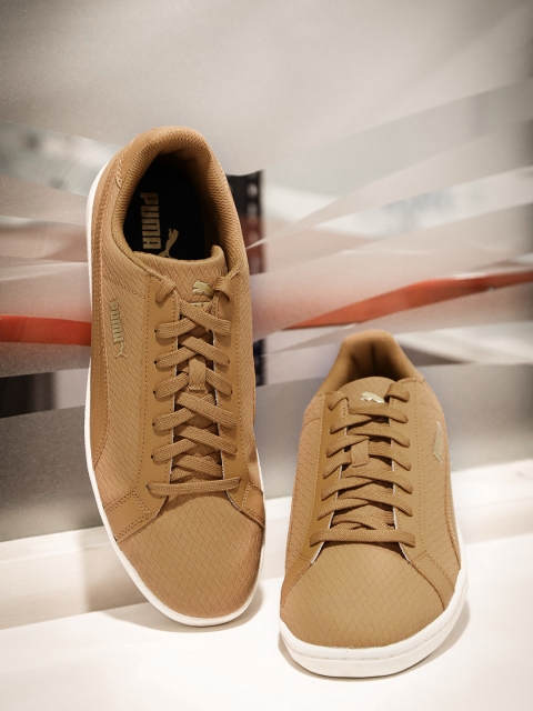 

Puma Unisex Brown Smash Sneakers