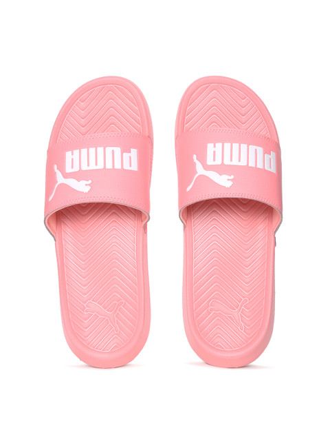 

Puma Women Coral Pink Popcat Sliders