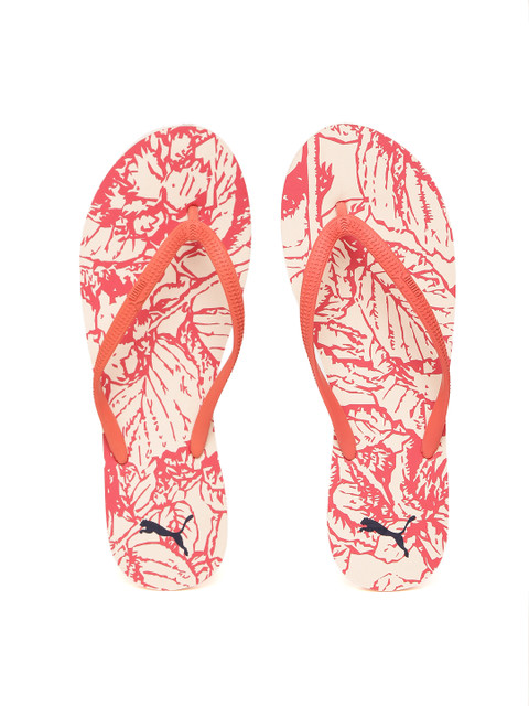 

Puma Women Pink First Flip Wn s Leaves IDP Paradise Pink Thong Flip-Flops