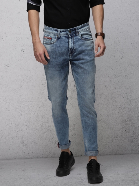 

Ecko Unltd Men Blue Tapered Fit Mid-Rise Clean Look Stretchable Jeans