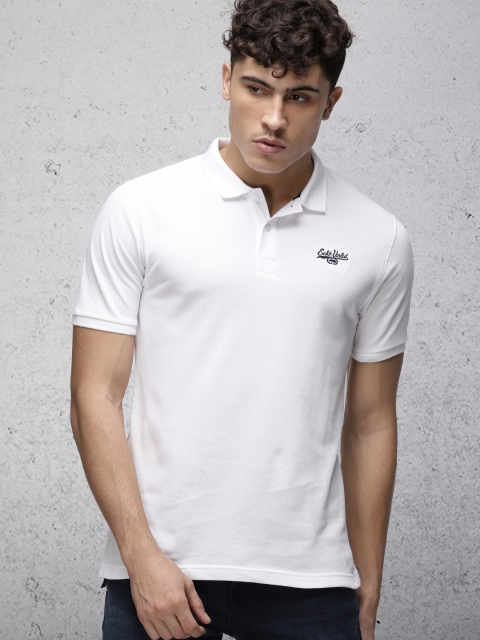 

Ecko Unltd Men White Solid Polo T-shirt