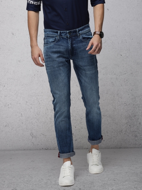 

Ecko Unltd Men Blue Super Slim Fit Mid-Rise Clean Look Stretchable Jeans