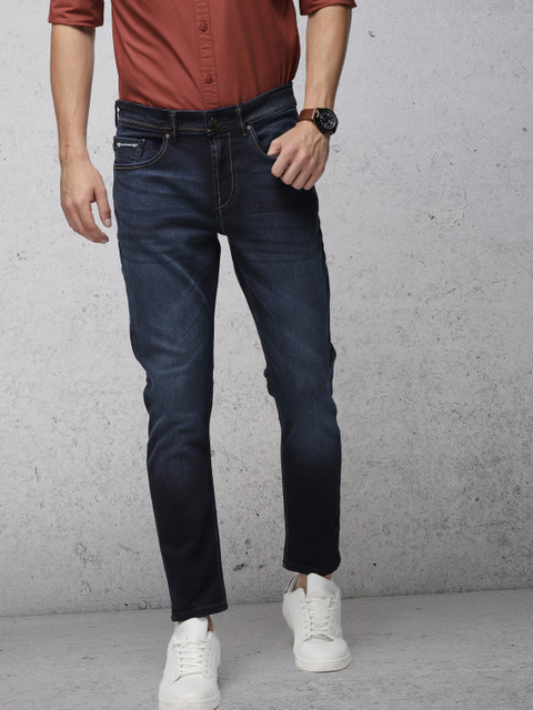 

Ecko Unltd Men Blue Tapered Fit Mid-Rise Clean Look Stretchable Jeans