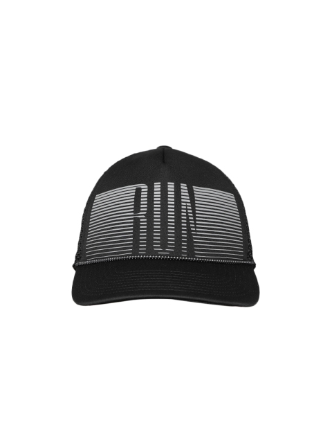 

Reebok Unisex Black Club U Trucker Printed Running Cap