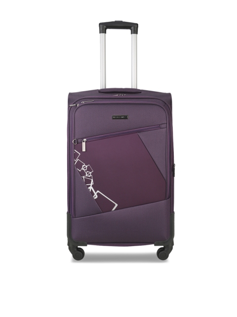 

Nasher Miles Unisex Purple Medium Trolley Bag