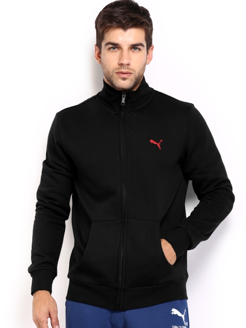 

Puma Men Black Solid Sweatshirt