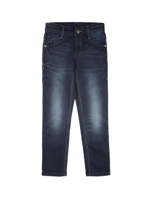

Flying Machine Boys Navy Blue Slim Fit Mid-Rise Clean Look Stretchable Jeans