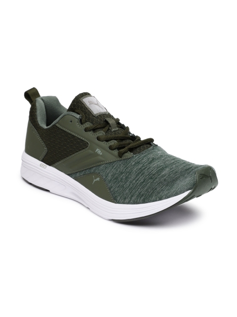 

Puma Men Olive Green Comet IPD Sneakers