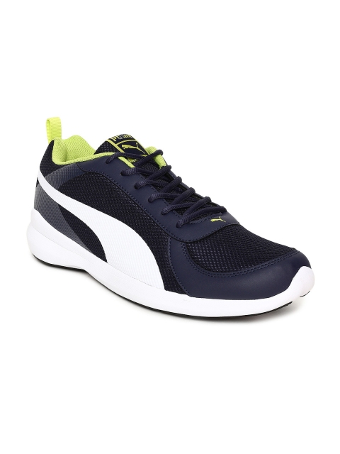 

Puma Men Navy & White Zenith IDP Running Shoes, Navy blue