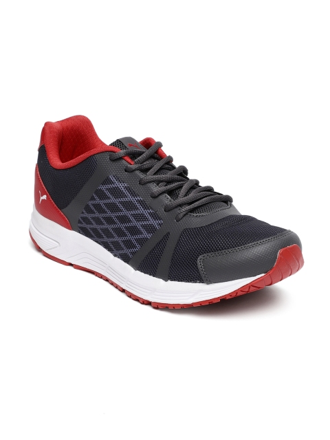 

Puma Men Charcoal Grey & Red Sigma IDP Training Shoes