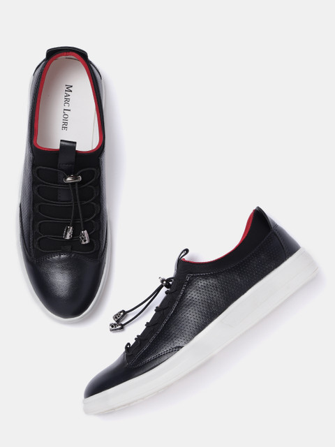 

Marc Loire Men Navy Slip-On Sneakers, Navy blue